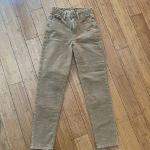 American eagle corduroy 000 mom Jean straight fall back 2 school